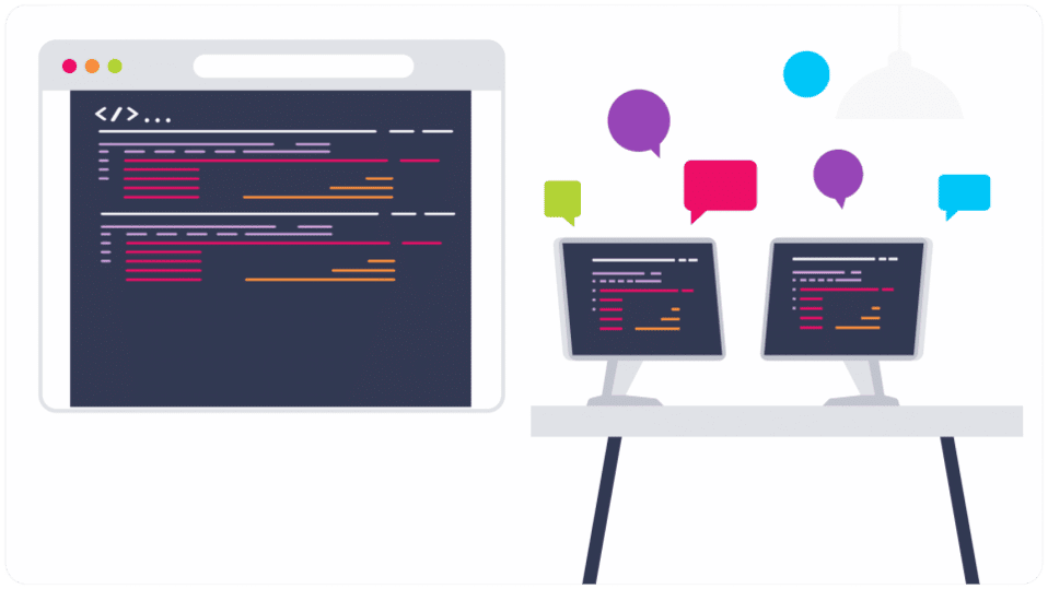 data and messages graphics